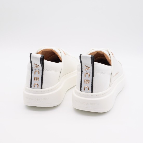 ALEXANDER SMITH TOTAL WHITE SNEAKERS DAMĂ