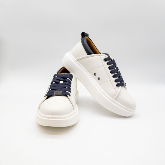 SNEAKERS ALEXANDER SMITH ECO-WEMBLEY MAN WHITE-BLUE