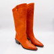 ALEXANDRA CORDOBA SIENNA NOISETTE NAPPA LEATHER WESTERN BOOTS
