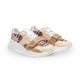 BURBERRY SNEAKERS DAMĂ TAUPE-BROWN CU IMPRIMEU CHECK ICONIC
