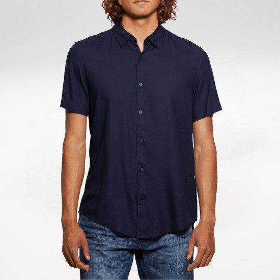 GUESS BLUE SHORT SLEEVE SHIRT