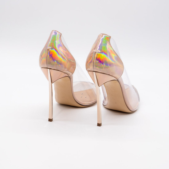CASADEI PANTOFI CRISTAL TRANSPARENTE