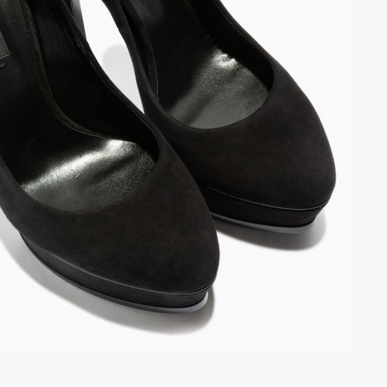 CASADEI PANTOFI CU PLATFORMĂ - FLORA - NEGRI