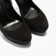 CASADEI PANTOFI CU PLATFORMĂ - FLORA - NEGRI