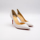 CHRISTIAN LOUBOUTIN – IRIZA 85 NAPPA WHITE