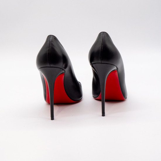 CHRISTIAN LOUBOUTIN – PANTOFI STILETTO KATE 100 W51 – BLACK LEATHER – DAMĂ