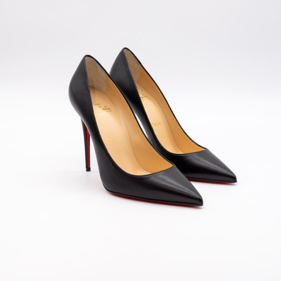 CHRISTIAN LOUBOUTIN – PANTOFI STILETTO KATE 100 W51 – BLACK LEATHER – DAMĂ