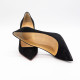 CHRISTIAN LOUBOUTIN PANTOFI STILLETO BLACK SUEDE 