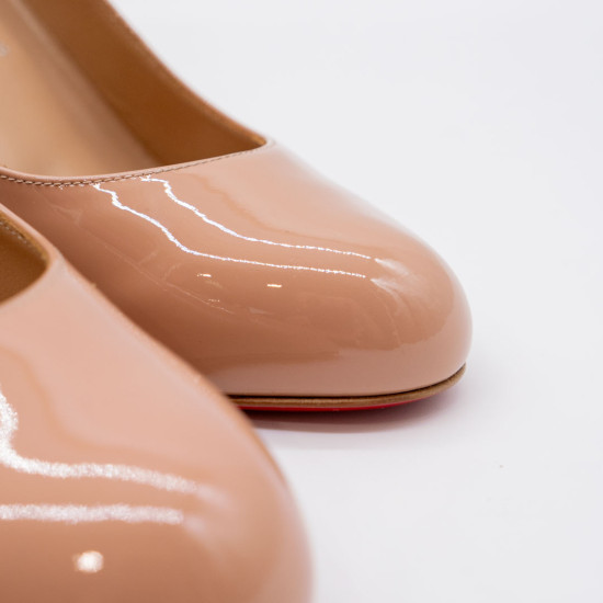 CHRISTIAN LOUBOUTIN – PUMPPIE 85 PATENT LINING BLUSH – DAMĂ