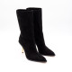 BLACK SUEDE LEATHER BOOTS TAMARA MELLON