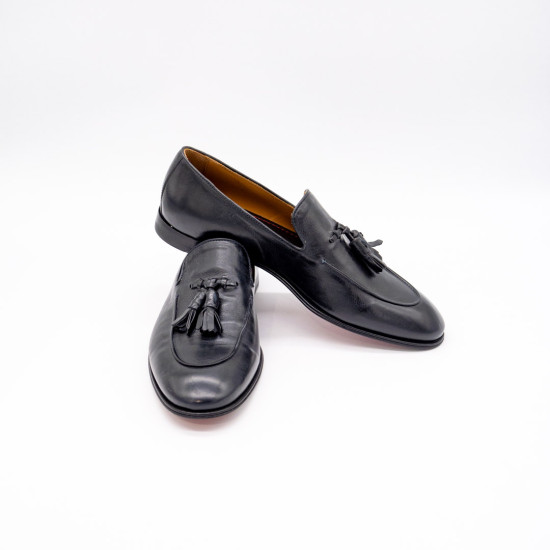 CORVARI - MOCASINI BĂRBAȚI - PIELE NATURALĂ - NAVY