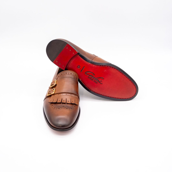 CORVARI - MOCASINI ELEGANȚI - PIELE NATURALĂ - MARO