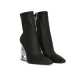 DOLCE&GABBANA ANKLE BOOTS WOMEN LEATHER BLACK