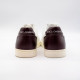 DOLCE & GABBANA MEN'S EXCLUSIVE WHITE BORDEAUX LOW TOP SNEAKERS 