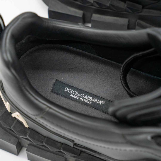 DOLCE & GABBANA SUPER KING SNEAKERS - NEGRI