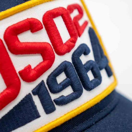 DSQUARED BASEBALL CAP "DEAN&DAN" BLUE
