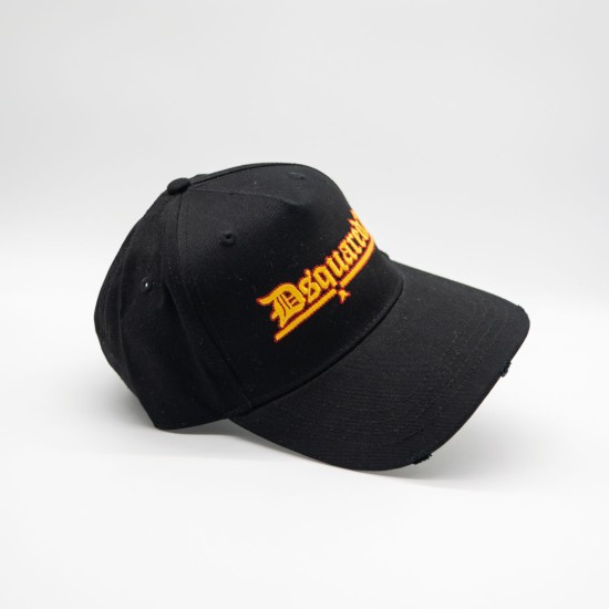 DSQUARED BASEBALL CAP "GOTHIC" BLACK