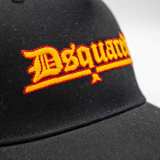 DSQUARED BASEBALL CAP "GOTHIC" BLACK