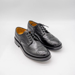 FABI - PANTOFI BROGUE - PIELE NATURALĂ - NEGRI