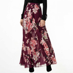 LIU JO FUSTĂ LUNGĂ PLISATĂ CU IMPRIMEU FLORAL 