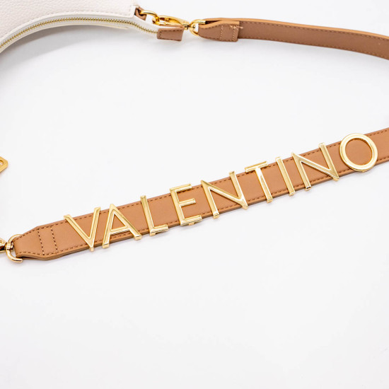 VALENTINO - GEANTĂ CROSSBODY ALEXIA - PIELE ECOLOGICĂ - ALBĂ