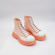 ALEXANDER MCQUEEN LIGHT PINK WOMEN'S ANKLE BOOT