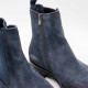 FABI SUEDE VINTAGE NAVY BOOTS
