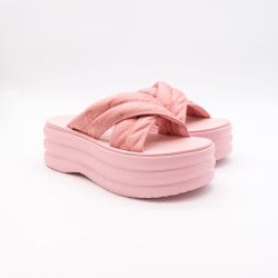 GUCCI GG PLATFORM SLIDE PINK – SLAPI DAMĂ