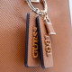 GUESS – GEANTĂ MEDIE NOELLE LIGHT COGNAC DIN PIELE SAFFIANO