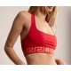 VERSACE WOMEN'S RED "JERSEY TOPEKA" LA GREECA BRA