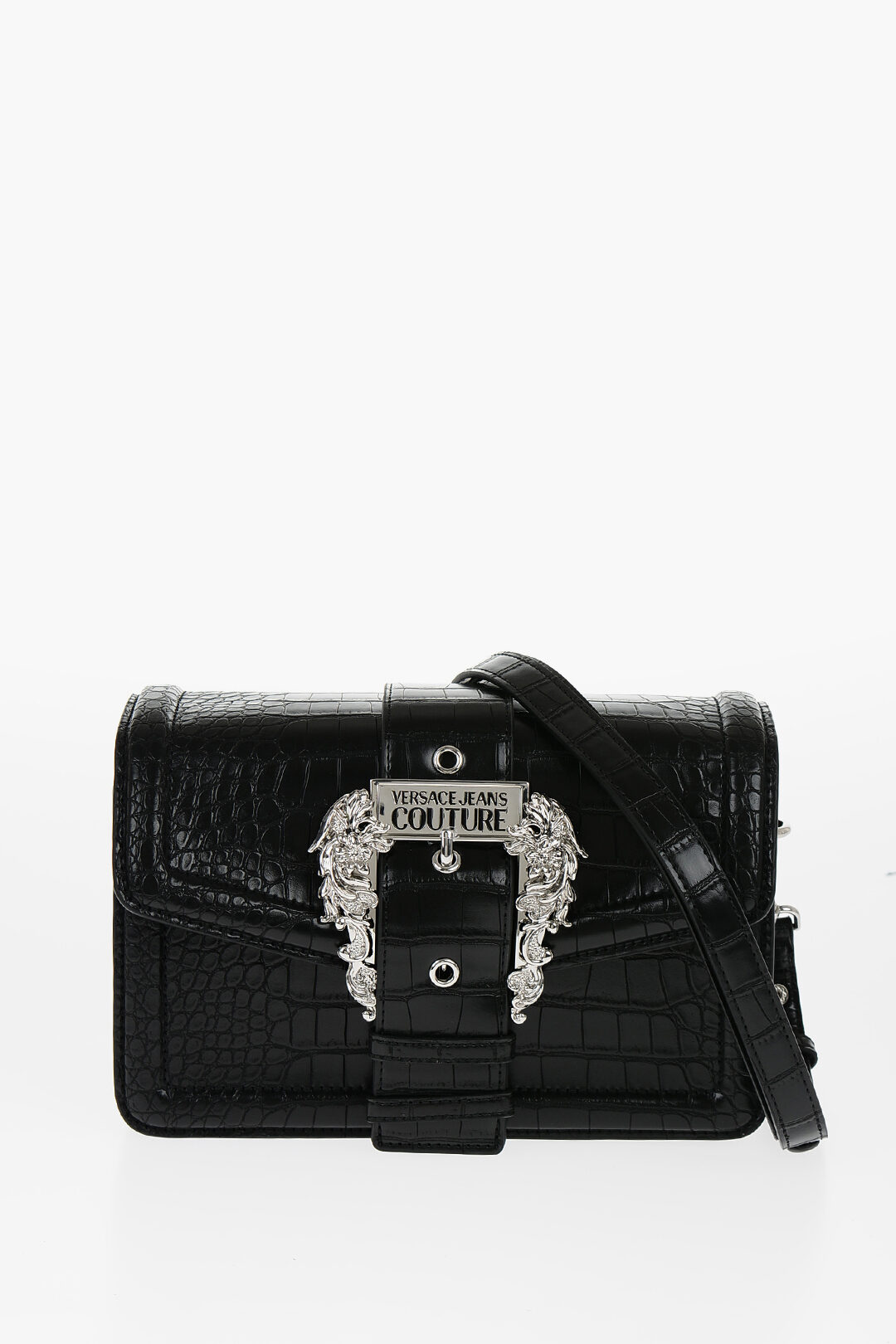 Geanta de umăr neagră Versace Jeans Couture