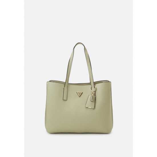 GUESS MERIDIAN GIRLFRIEND TOTE - HANDBAG - SAGE