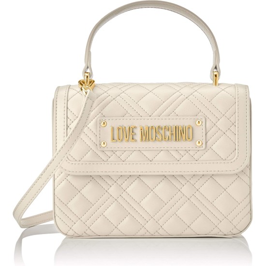 LOVE MOSCHINO QUILTED MINI - BEIGE