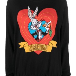 JUMPER MOSCHINO "FANTASY" BLACK