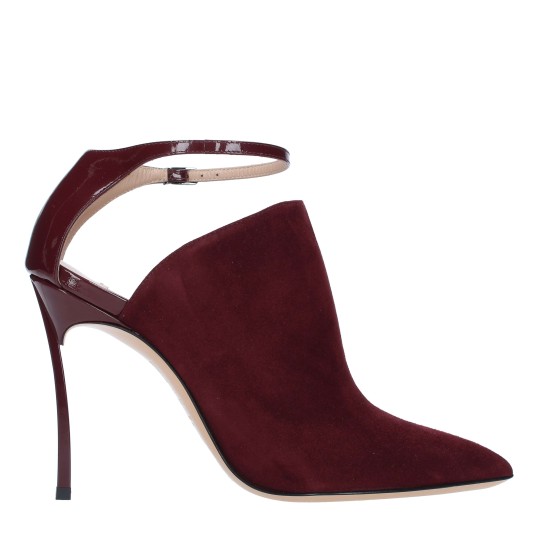 CASADEI PANTOFI BURGUNDY DÉCOLLETÉ BLADE