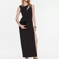 VERSACE COUTURE CADY BISTRETCH MAXI DRESS
