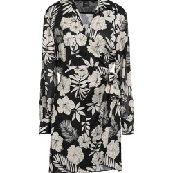 ROCHIE PETRECUTĂ PINKO DIN CREP CU IMPRIMEU FLORAL