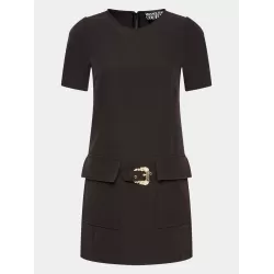 VERSACE JEANS COUTURE DAY BLACK DRESS REGULAR FIT