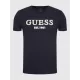 GUESS- TRICOU BLEUMARIN LOGO EST. 1981 REGULAR FIT