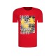 GUESS – TRICOU ROȘU CAMUSPACE CU IMPRIMEU GRAFIC