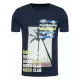 GUESS – TRICOU SLIM FIT BLEUMARIN PENTRU BĂRBAȚI