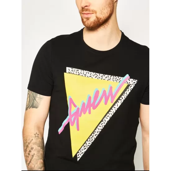 GUESS- TRICOU NEGRU „SO FRESH” TEE