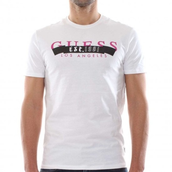 T-SHIRT GUESS MEN LOGO CREW NECK