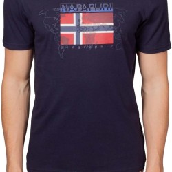 T-SHIRT NAPAPIJRI "SEVERIN" BLU MARIN