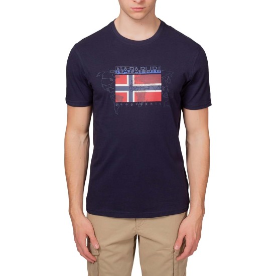 T-SHIRT NAPAPIJRI "SEVERIN" BLU MARIN