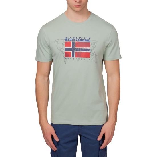 T-SHIRT NAPAPIJRI "SEVERIN" GREEN FROST