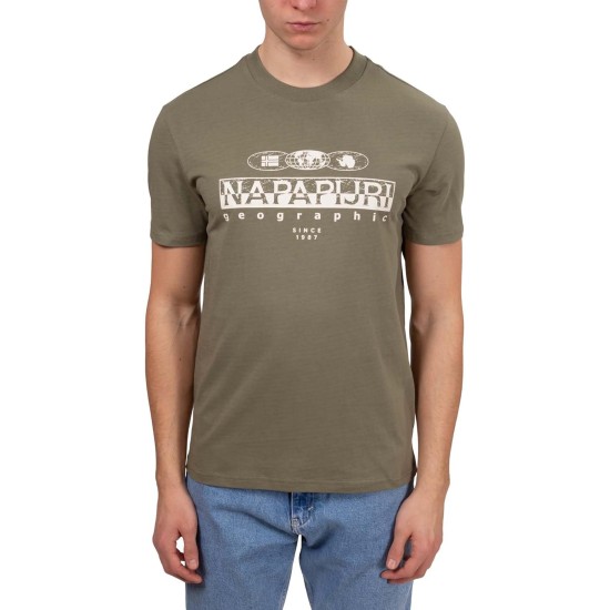 T-SHIRT NAPAPIJRI "SALFRIN" GREEN LICHEN