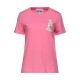 MOSCHINO- TRICOU ROZ CU DETALIU LOGO ICONIC