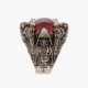 DSQUARED RED RING METALLO+RESINA 