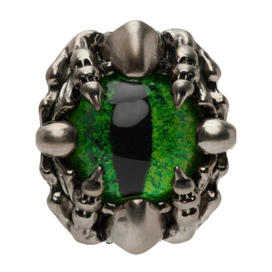 DSQUARED GREEN RING METALLO+RESINA